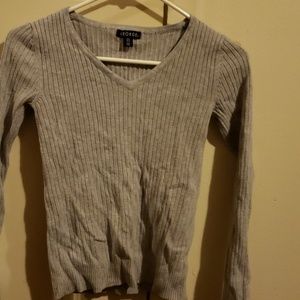 George S/CH 4-6 grey v cut long sleeve